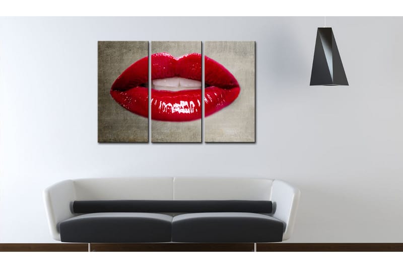 Billede Female Lips 60x40 - Artgeist sp. z o. o. - Boligtilbehør - Billeder & kunst - Billeder på lærred