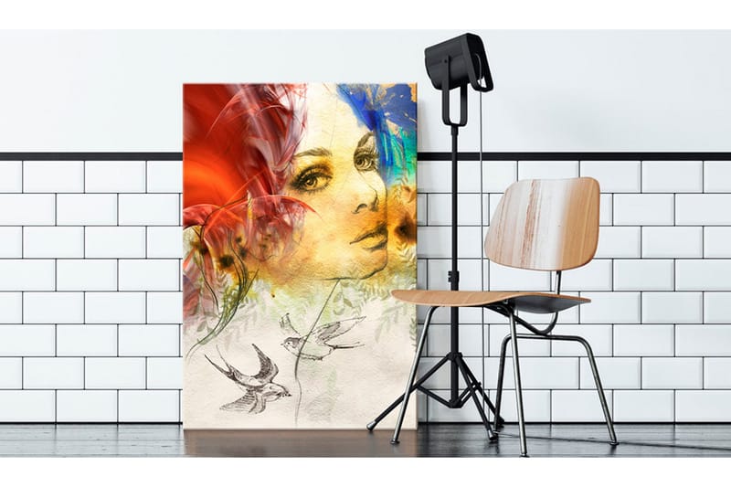 Billede Fiery Lady 60x90 - Artgeist sp. z o. o. - Boligtilbehør - Billeder & kunst - Billeder på lærred