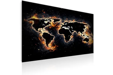 Billede Fiery World 60x40 - Artgeist sp. z o. o. - Boligtilbehør - Billeder & kunst - Billeder på lærred