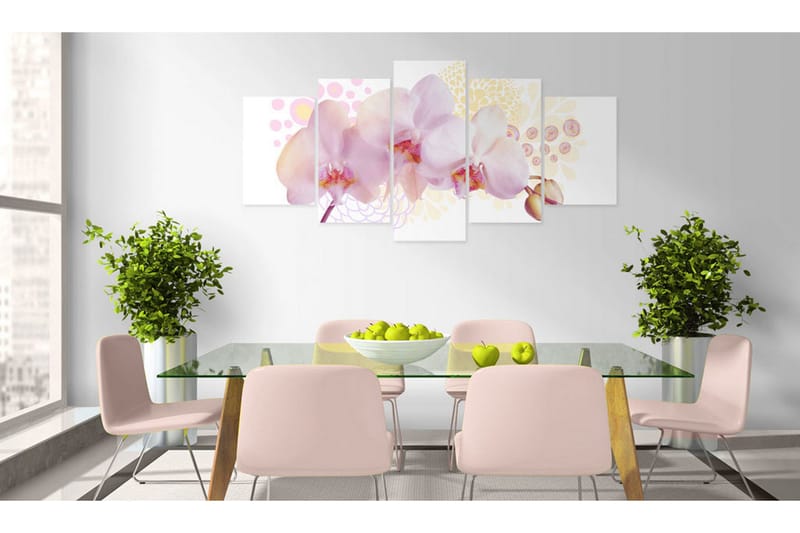 Billede Finessed Orkidé 200x100 - Artgeist sp. z o. o. - Boligtilbehør - Billeder & kunst - Billeder på lærred