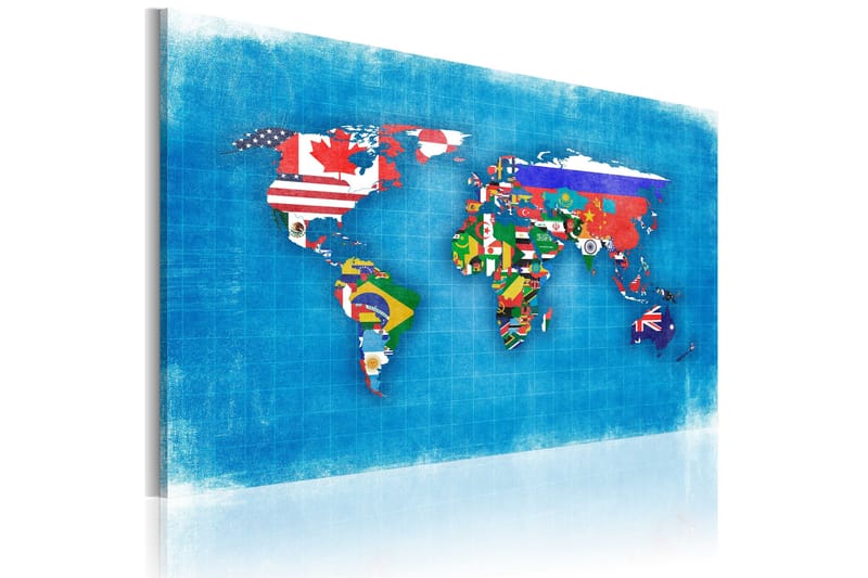Billede Flags Of The World 60x40, Artgeist sp. z o. o.
