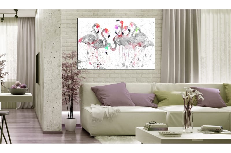 Billede Flamingoes Dance 120x80, Artgeist sp. z o. o.