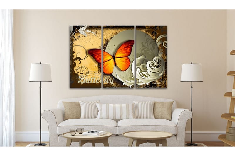 Billede Flight Of A Butterfly 120x80 - Artgeist sp. z o. o. - Boligtilbehør - Billeder & kunst - Billeder på lærred
