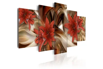 Billede Flower Nebula 200x100 - Artgeist sp. z o. o. - Boligtilbehør - Billeder & kunst - Billeder på lærred