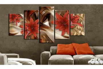 Billede Flower Nebula 200x100 - Artgeist sp. z o. o. - Boligtilbehør - Billeder & kunst - Billeder på lærred