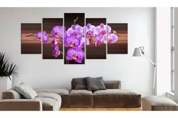 Billede Flower Of Joy 200x100 - Artgeist sp. z o. o. - Boligtilbehør - Billeder & kunst - Billeder på lærred