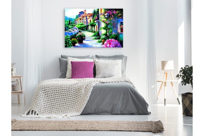 Billede Flower Street (1 del) Bred 90x60, Artgeist sp. z o. o.