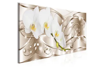 Billede Flowering 1 Part Narrow Beige 150x50 - Artgeist sp. z o. o. - Boligtilbehør - Billeder & kunst - Billeder på lærred