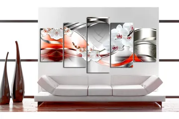 Billede Flowers Of Future Ii 100x50 - Artgeist sp. z o. o. - Boligtilbehør - Billeder & kunst - Billeder på lærred