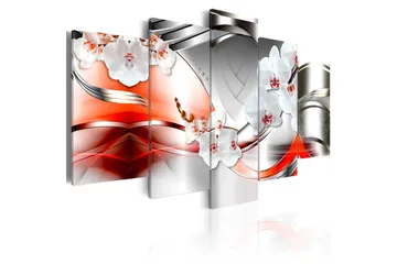 Billede Flowers Of Future Ii 100x50 - Artgeist sp. z o. o. - Boligtilbehør - Billeder & kunst - Billeder på lærred