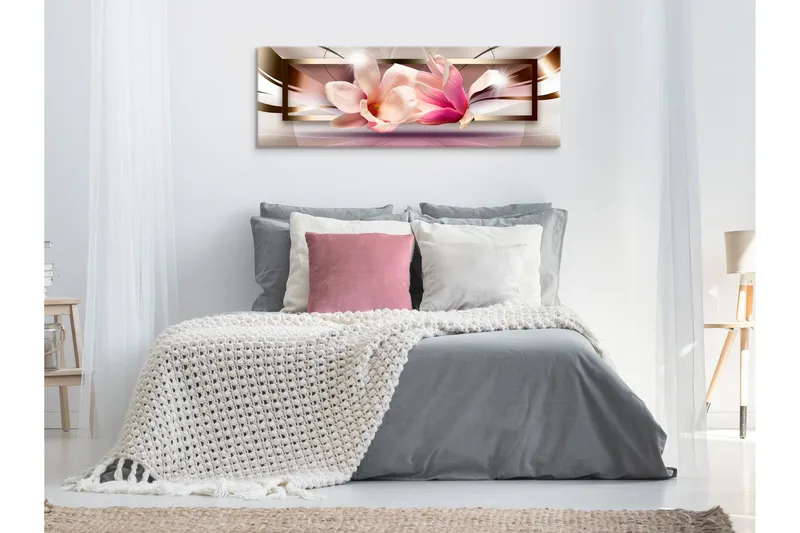 Billede Flowers outside the Frame (1 del) Smal 120x40, Artgeist sp. z o. o.