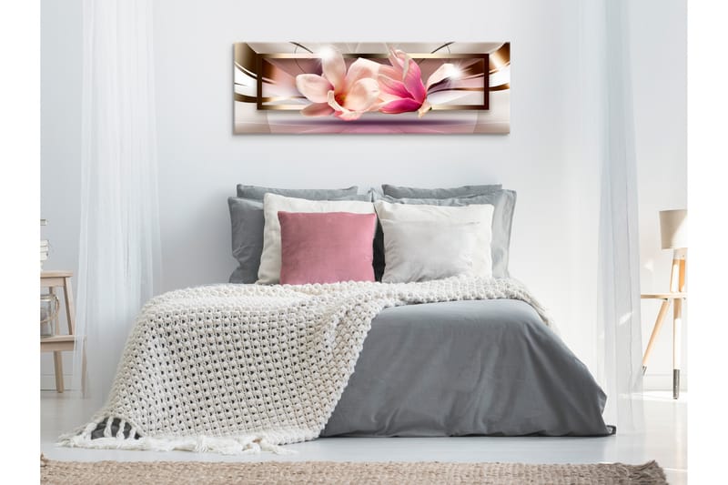 Billede Flowers outside the Frame (1 del) Smal 150x50 - Artgeist sp. z o. o. - Boligtilbehør - Billeder & kunst - Billeder på lærred
