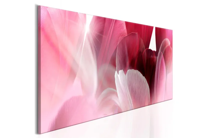 Billede Flowers Pink Tulips 150x50, Artgeist sp. z o. o.