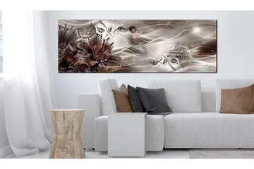 Billede Flowery Galaxy 120x40 - Artgeist sp. z o. o. - Boligtilbehør - Billeder & kunst - Billeder på lærred