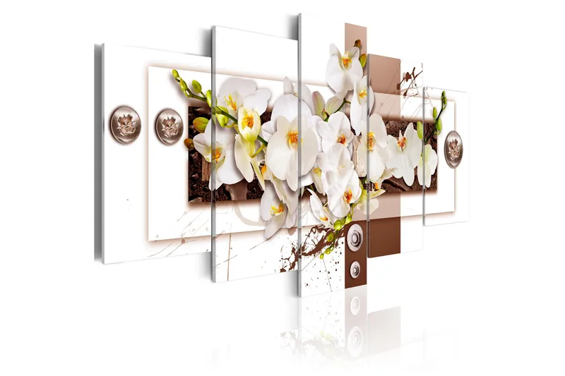 Billede Flowery Installation 100x50, Artgeist sp. z o. o.