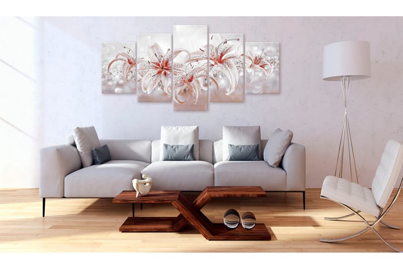 Billede Flowery Saga 200x100 - Artgeist sp. z o. o. - Boligtilbehør - Billeder & kunst - Billeder på lærred