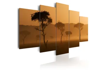 Billede Fog Over A Savannah 200x100 - Artgeist sp. z o. o. - Boligtilbehør - Billeder & kunst - Billeder på lærred