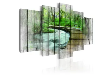 Billede Forest Of Secrets 100x50 - Artgeist sp. z o. o. - Boligtilbehør - Billeder & kunst - Billeder på lærred