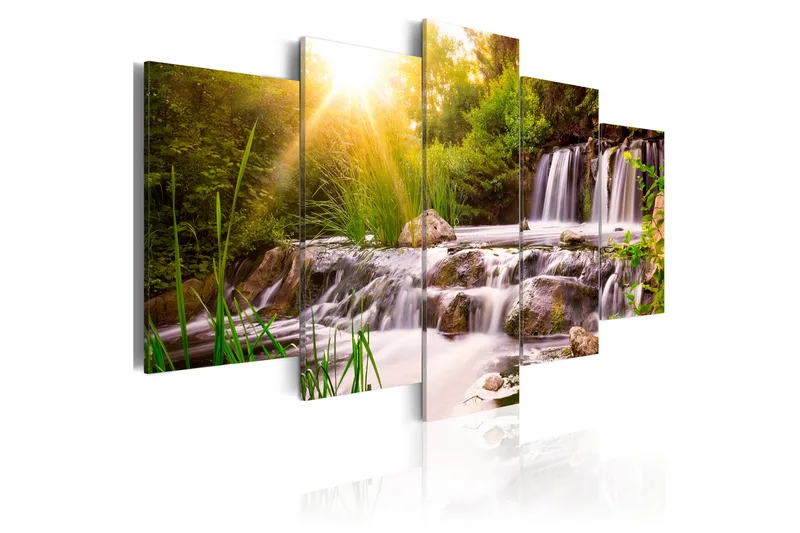 Billede Forest Waterfall 100x50, Artgeist sp. z o. o.