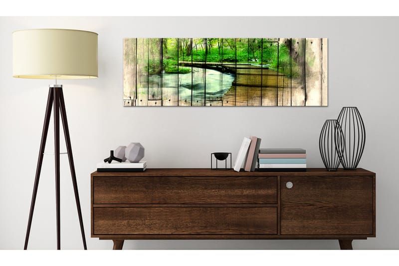 Billede Forestry Memories 135x45 - Artgeist sp. z o. o. - Boligtilbehør - Billeder & kunst - Billeder på lærred
