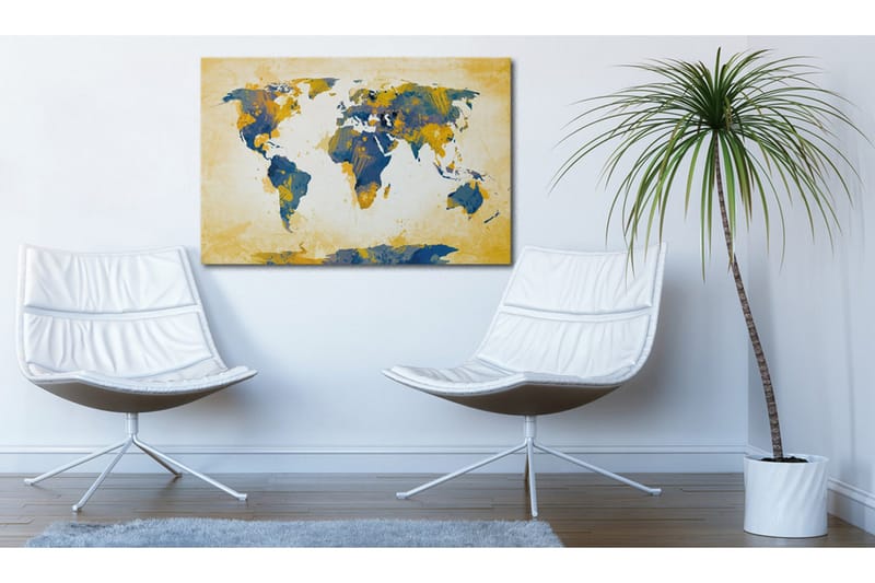 Billede Four Corners Of The World 60x40 - Artgeist sp. z o. o. - Boligtilbehør - Billeder & kunst - Billeder på lærred