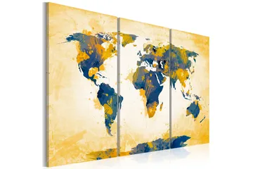 Billede Four Corners Of The World Triptych 60x40