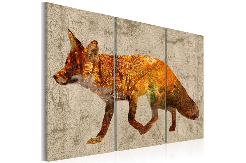 Billede Fox In The Wood 60x40, Artgeist sp. z o. o.