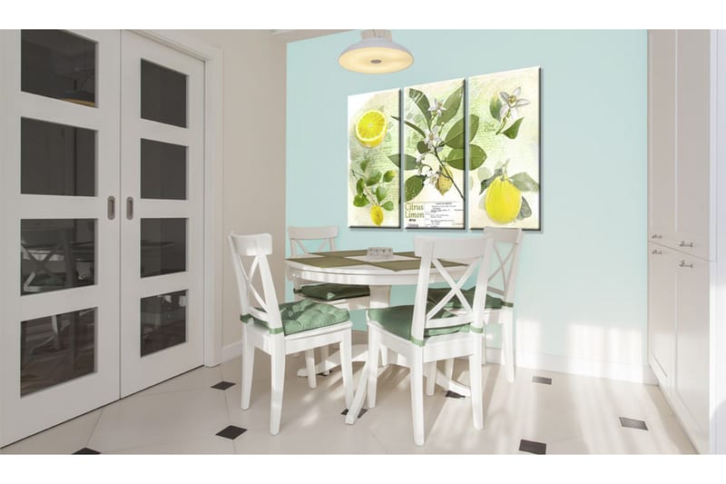 Billede Fruit Lemon 60x40 - Artgeist sp. z o. o. - Boligtilbehør - Billeder & kunst - Billeder på lærred