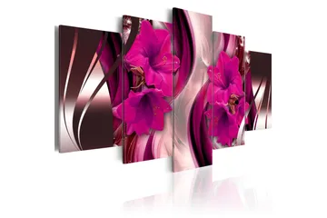 Billede Fuchsia Evening 200x100 - Artgeist sp. z o. o. - Boligtilbehør - Billeder & kunst - Billeder på lærred