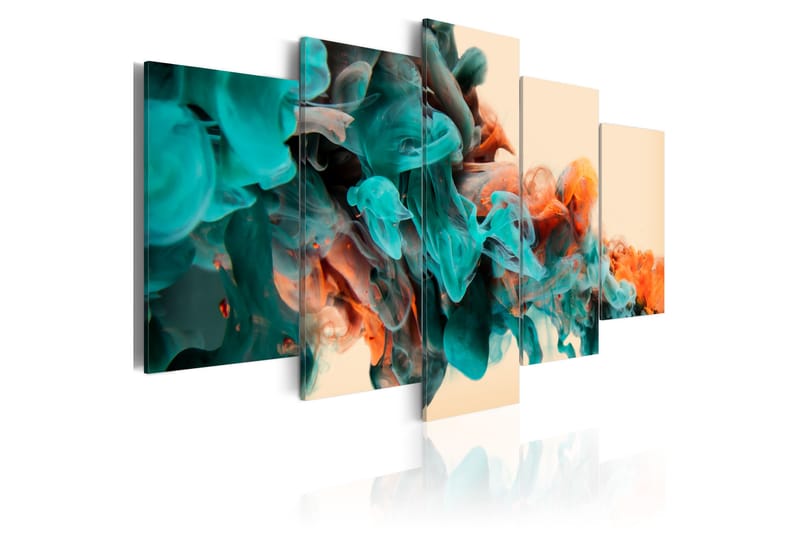 Billede Fury Af Farver 100x50 - Artgeist sp. z o. o. - Boligtilbehør - Billeder & kunst - Billeder på lærred