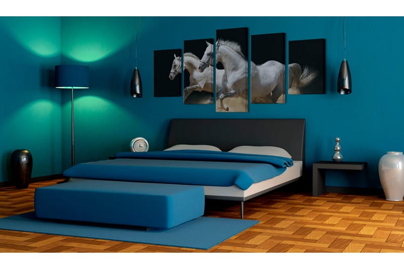 Billede Gallop- Freedom And Power 200x100 - Artgeist sp. z o. o. - Boligtilbehør - Billeder & kunst - Billeder på lærred