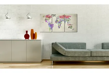 Billede Geografi Lektion 60x30 - Artgeist sp. z o. o. - Boligtilbehør - Billeder & kunst - Billeder på lærred