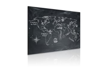 Billede Geografi Lektion Fransk 60x40