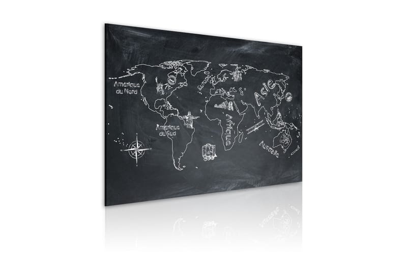 Billede Geografi Lektion Fransk 90x60, Artgeist sp. z o. o.