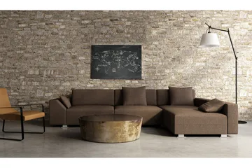 Billede Geografi Lektion Tjekkisk Sprog 90x60 - Artgeist sp. z o. o. - Boligtilbehør - Billeder & kunst - Billeder på lærred