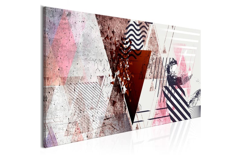 Billede Geometric Background (1 del) Smal 135x45 - Artgeist sp. z o. o. - Boligtilbehør - Billeder & kunst - Billeder på lærred