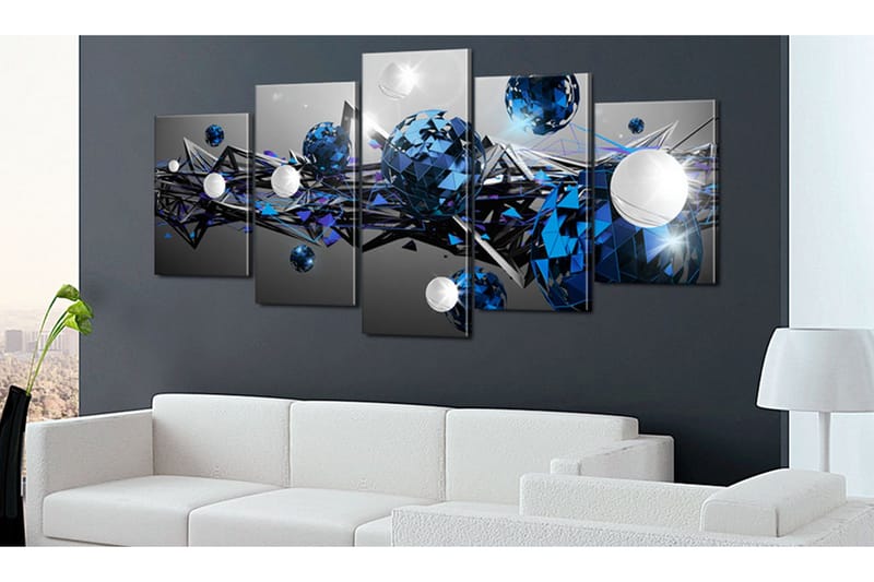 Billede Geometric Milky Way 200x100 - Artgeist sp. z o. o. - Boligtilbehør - Billeder & kunst - Billeder på lærred