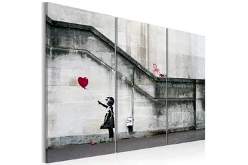 Billede Girl With A Balloon By Banksy 120x80
