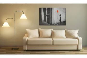 Billede Girl With Balloon Banksy 60x40 - Artgeist sp. z o. o. - Boligtilbehør - Billeder & kunst - Billeder på lærred