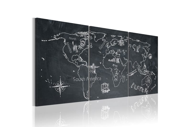 Billede Globetrotter 120x60, Artgeist sp. z o. o.