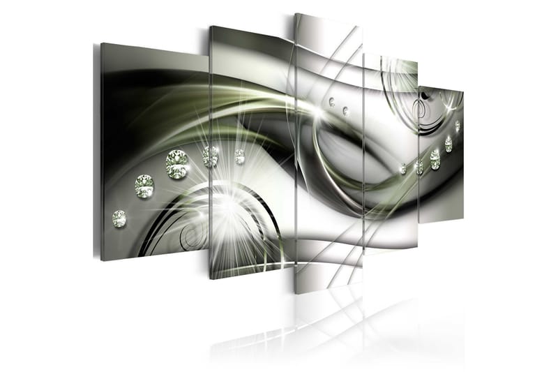 Billede Glowing Green Wave 200x100, Artgeist sp. z o. o.