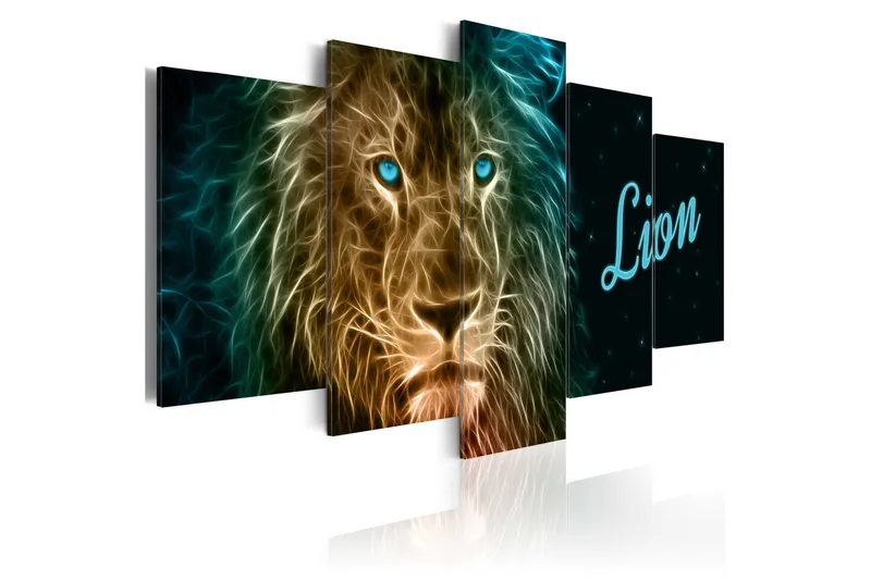 Billede Gold Lion 200x100, Artgeist sp. z o. o.
