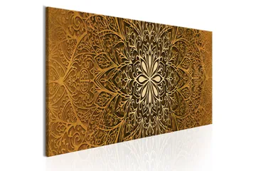 Billede Golden Finesse 135x45 - Artgeist sp. z o. o. - Boligtilbehør - Billeder & kunst - Billeder på lærred