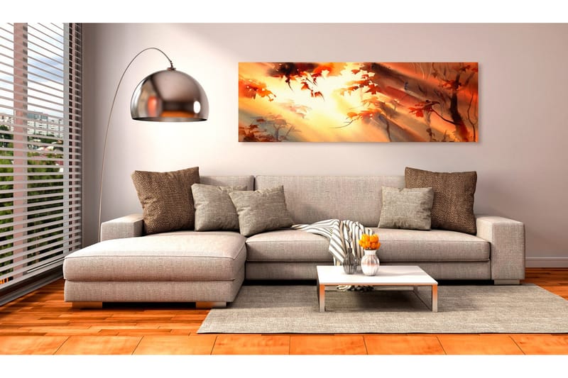 Billede Golden Forest 135x45 - Artgeist sp. z o. o. - Boligtilbehør - Billeder & kunst - Billeder på lærred