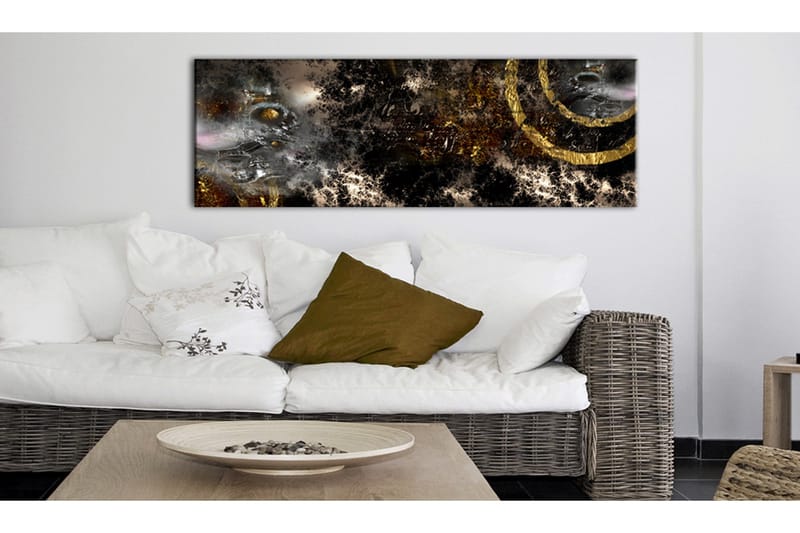 Billede Golden Galaxy 120x40 - Artgeist sp. z o. o. - Boligtilbehør - Billeder & kunst - Billeder på lærred