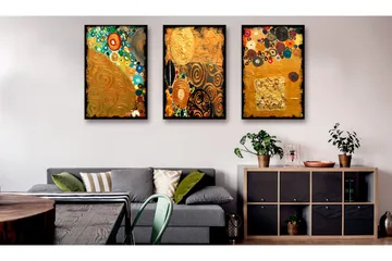 Billede Golden Imagination 120x60 - Artgeist sp. z o. o. - Boligtilbehør - Billeder & kunst - Billeder på lærred