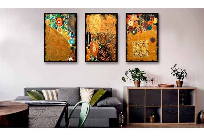 Billede Golden Imagination 120x60 - Artgeist sp. z o. o. - Boligtilbehør - Billeder & kunst - Billeder på lærred