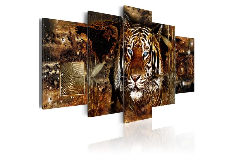 Billede Golden Jungle 100x50, Artgeist sp. z o. o.
