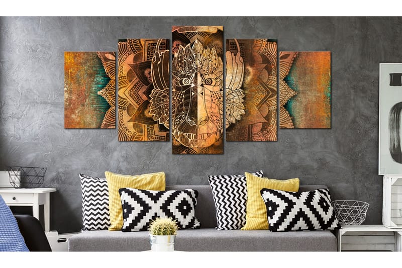 Billede Golden Monkey 100x50 - Artgeist sp. z o. o. - Boligtilbehør - Billeder & kunst - Billeder på lærred