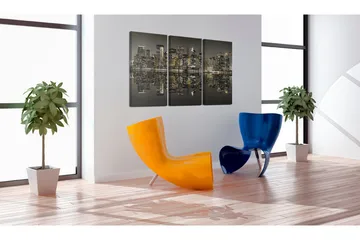 Billede Golden New York 60x40 - Artgeist sp. z o. o. - Boligtilbehør - Billeder & kunst - Billeder på lærred